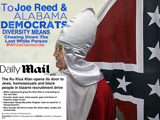 Alabama State Democratic Executive Committee member Joe Reed is a bigoted racist.